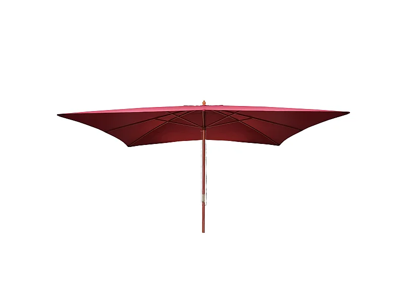 Parasol de jardin 3x4m bois marron 400 x 300 x 295 cm 04_0003825