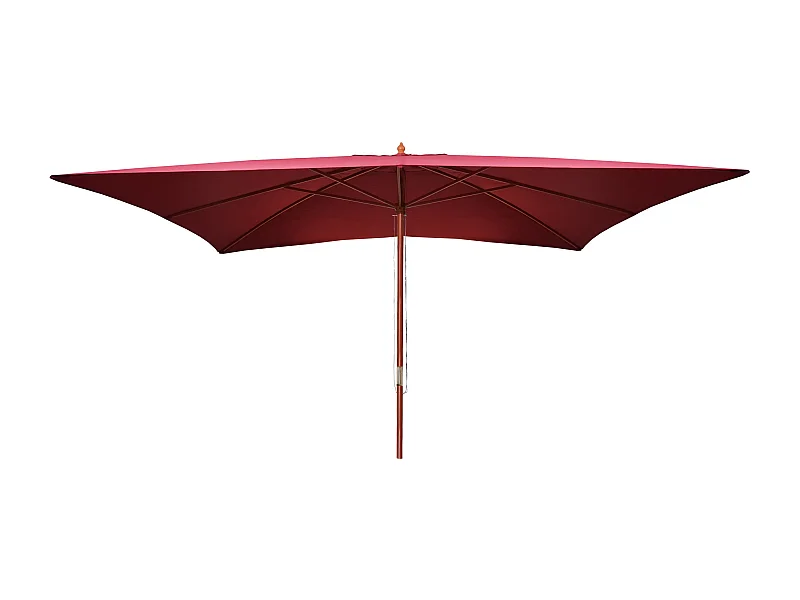 Parasol de jardin 3x4m bois marron 400 x 300 x 295 cm 04_0003825