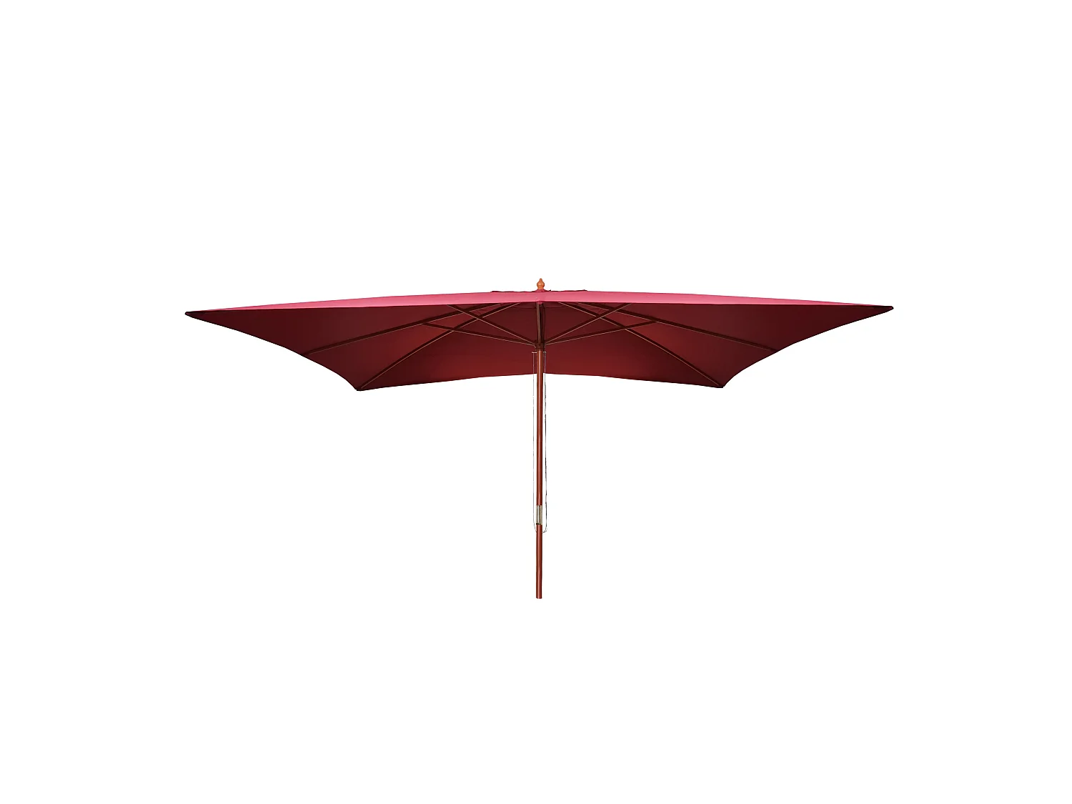 Parasol de jardin 3x4m bois marron 400 x 300 x 295 cm 04_0003825