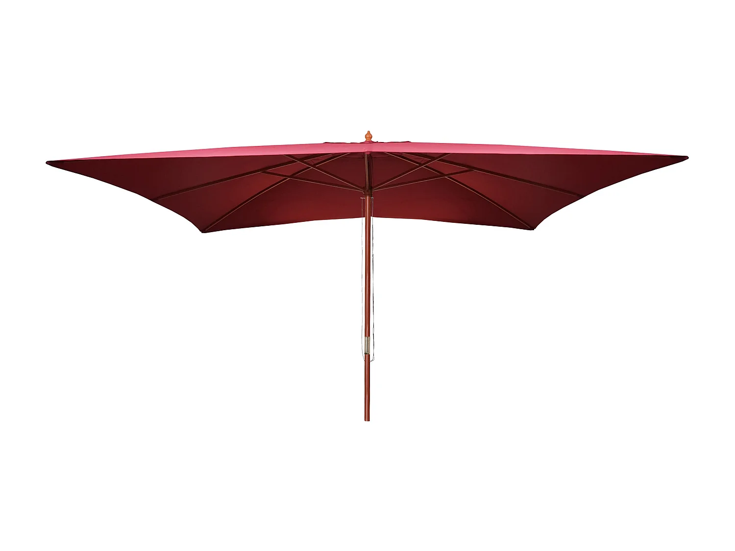 Parasol de jardin 3x4m bois marron 400 x 300 x 295 cm 04_0003825