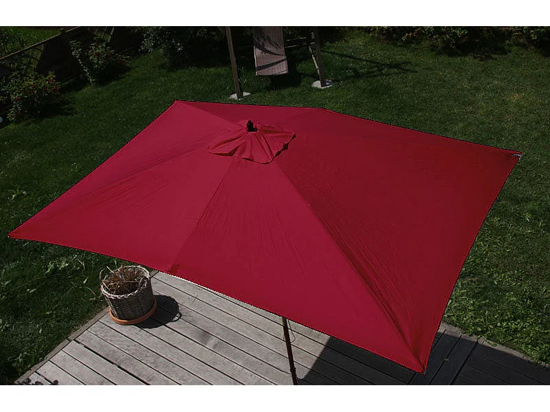 Parasol de jardin 3x4m bois marron 400 x 300 x 295 cm 04_0003825