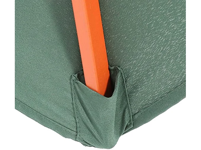 Parasol de jardin Ø bois marron 300 x 300 x 258 cm 04_0003824