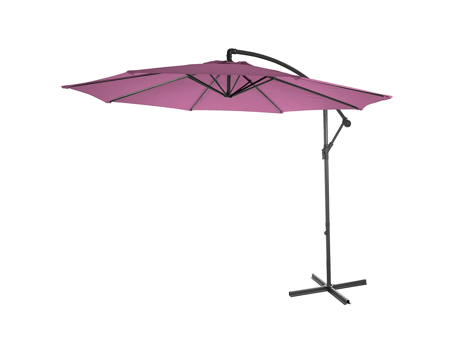 Parasol déporté protection solaire 360 x 295 x 255 cm 04_0000945