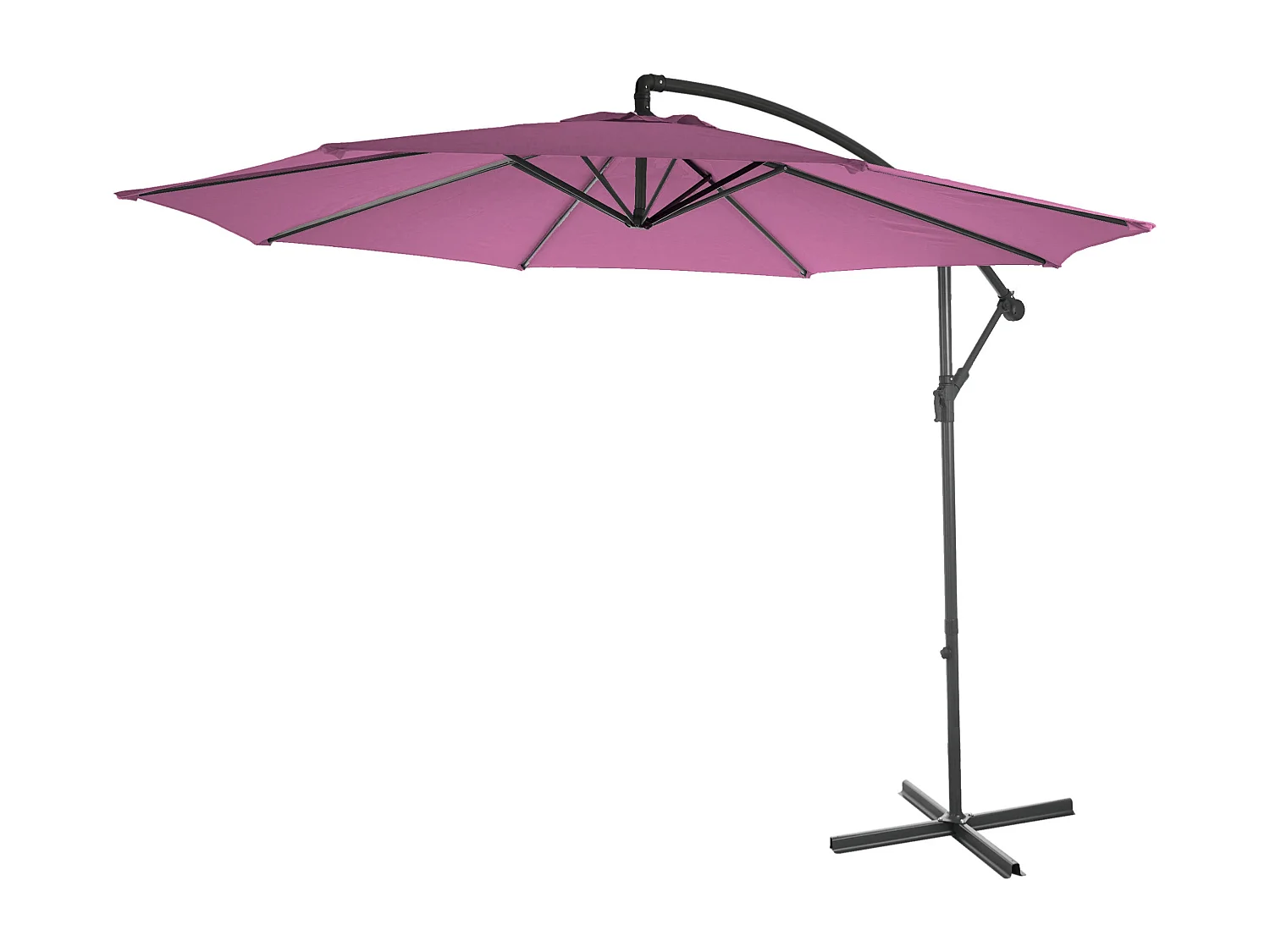Parasol déporté protection solaire 360 x 295 x 255 cm 04_0000945