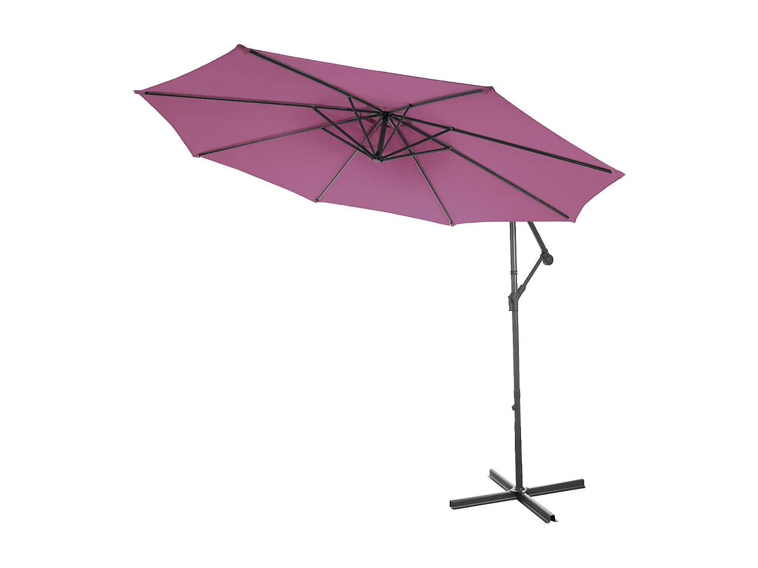 Parasol déporté protection solaire 360 x 295 x 255 cm 04_0000945