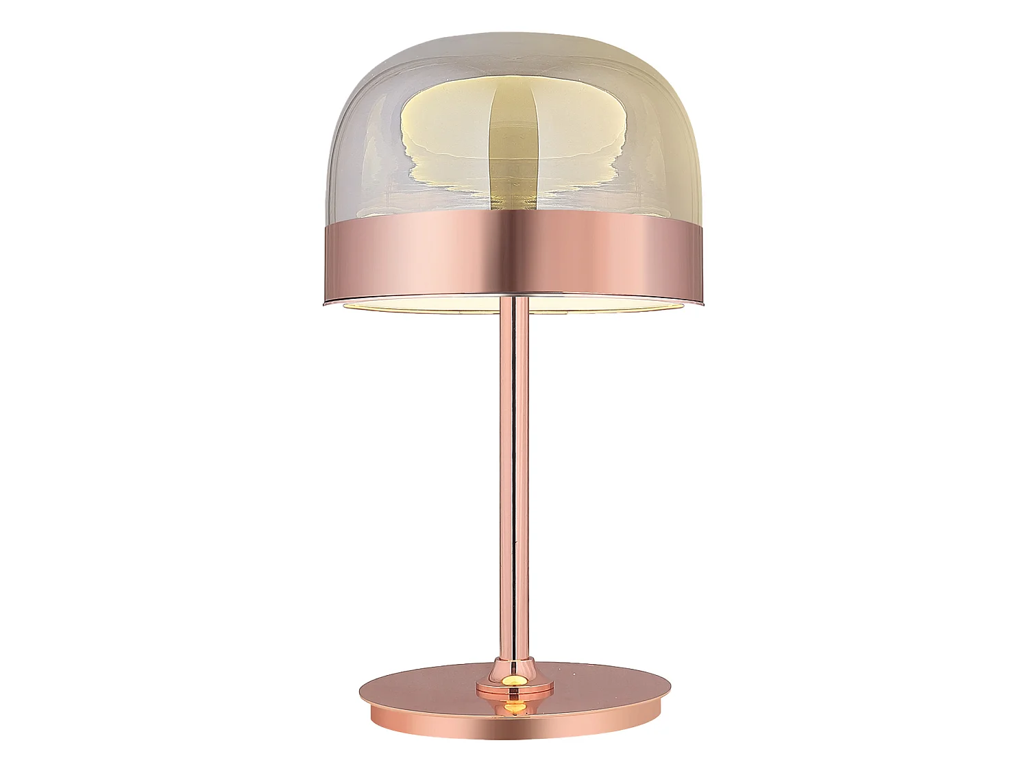 Lampe de Table Raychel Or Rose Ø24x43 cm