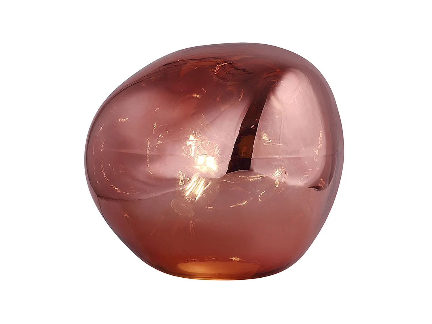 Lampe de Table Rouge Dotent Ø36x32 cm