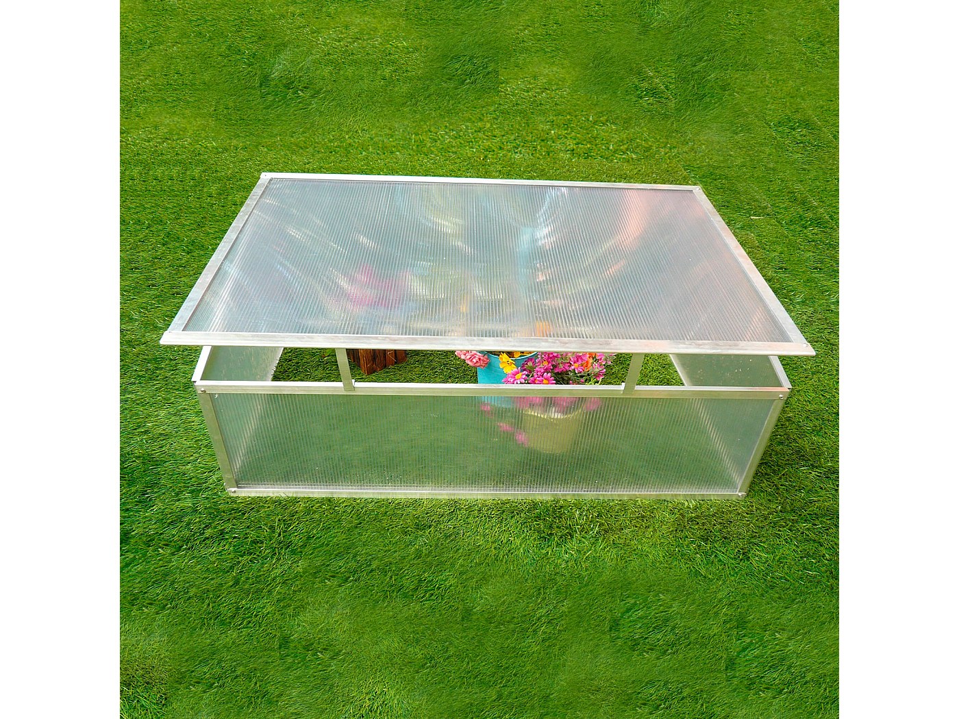 Carrello Per Giardino Gardiun 157 Litri: Contenitore In Plastica Resistente Con Paletta E Spiedo Per Raccogliere Foglie. Pratico E Capiente. - 3
