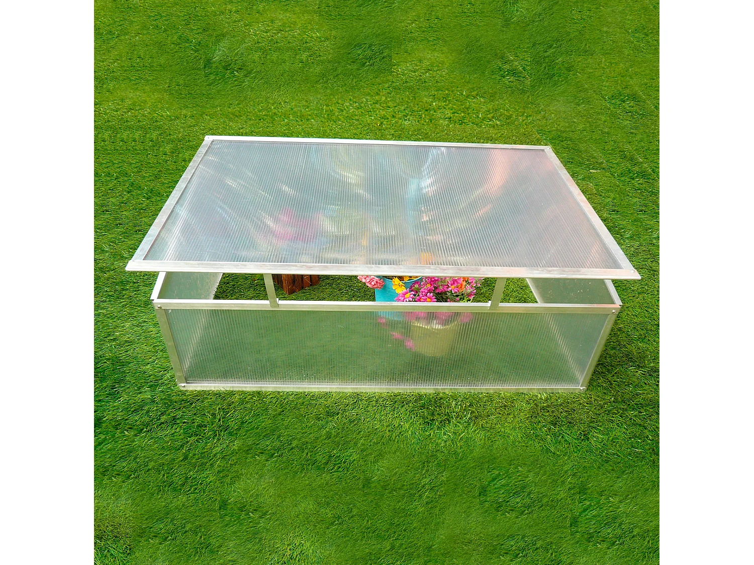 Serre de Jardin Gardiun Jaca I Monopente 56x108x40 cm Polycarbonate Transparent