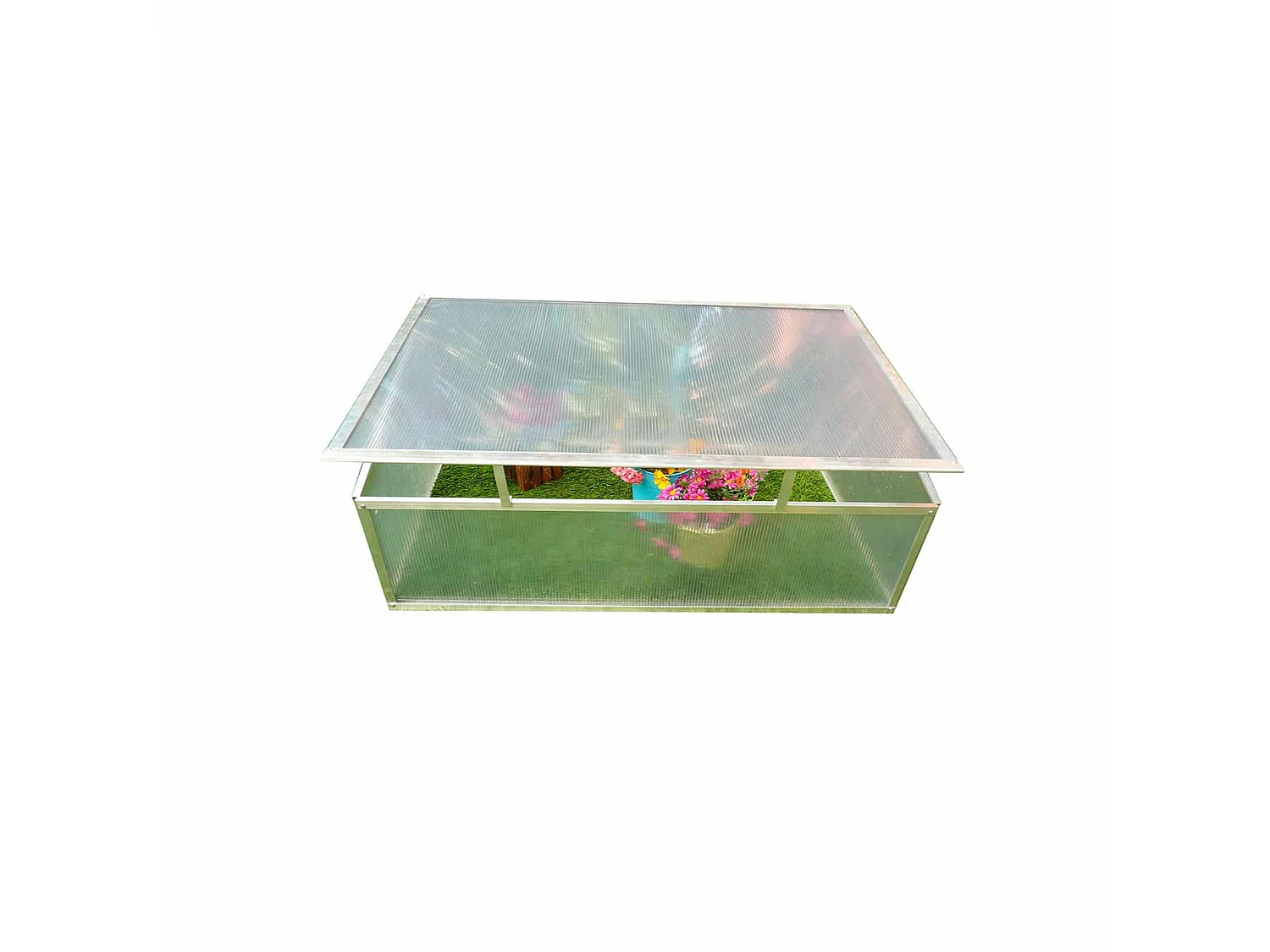 Serre de Jardin Gardiun Jaca I Monopente 56x108x40 cm Polycarbonate Transparent