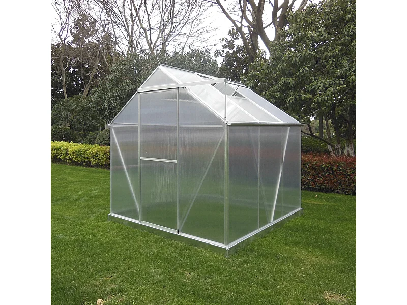 Serra Gardiun Lunada Policarbonato/Alluminio 3 Moduli 3,63 m² 188x193x190 cm con base