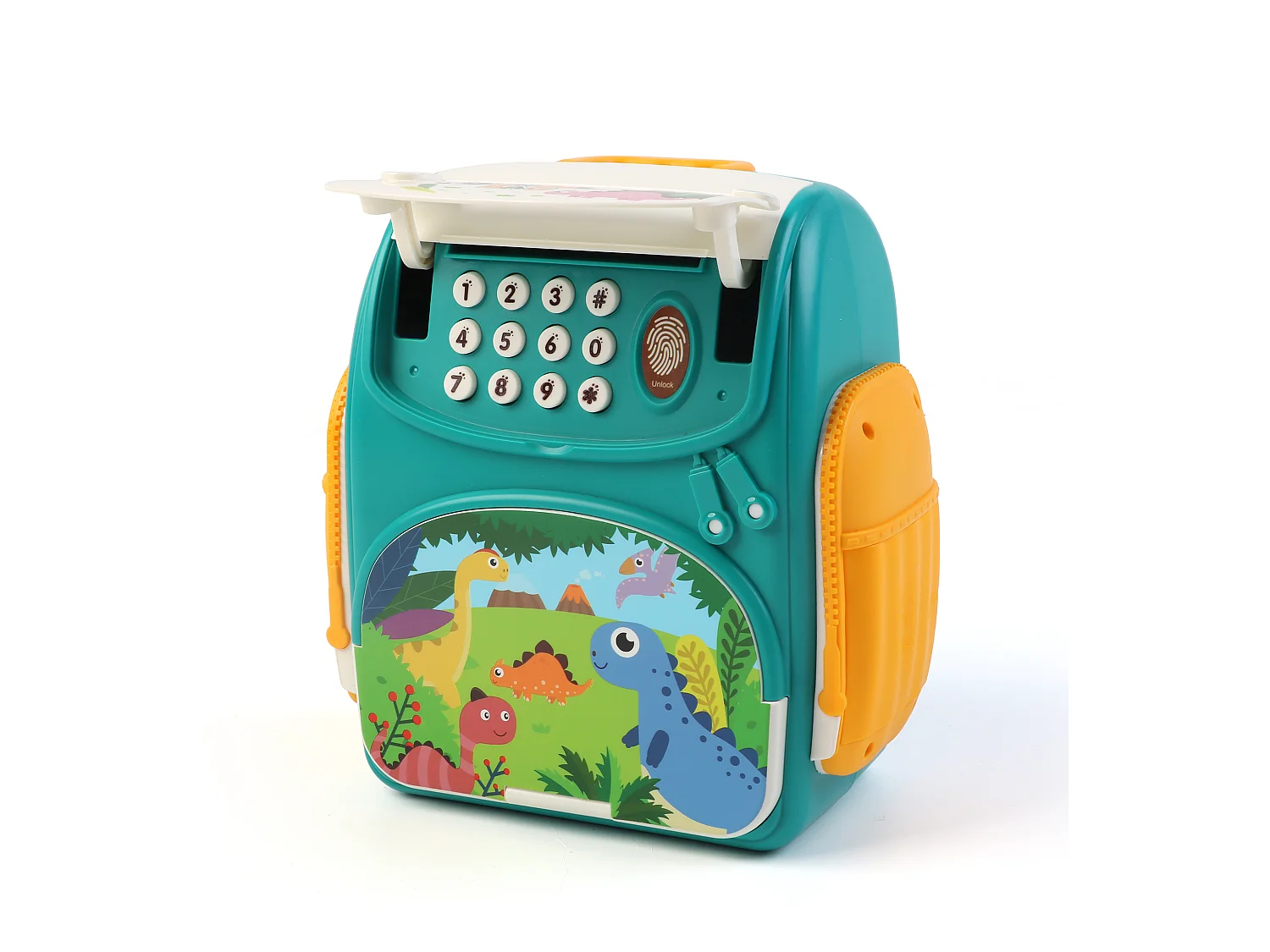 Tirelire pour Enfants avec Empreinte Digitale et Mot de Passe Robincool Money Safe 18x10x20 cm avec Lumière et Capteur