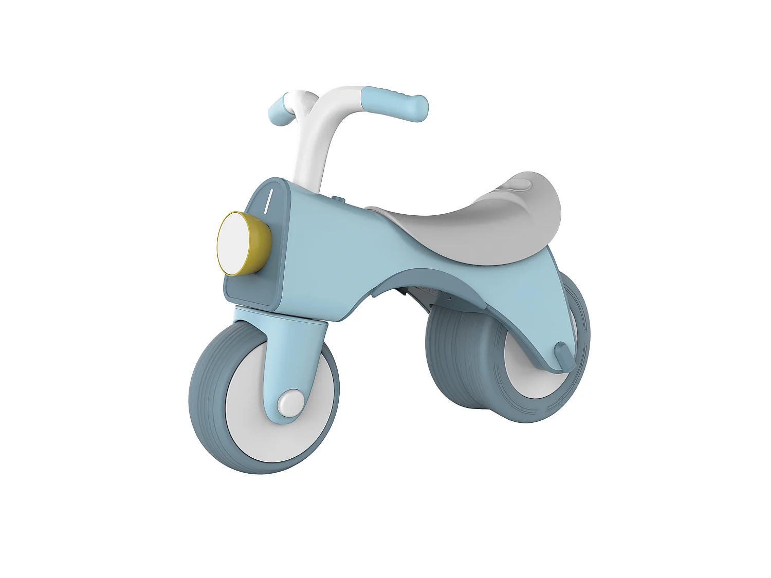 Vélo d'Équilibre Sans Pédales pour Enfants Robincool Balance Bike 55x28x41 cm Bleu avec Son et Lumière à partir de 1 An