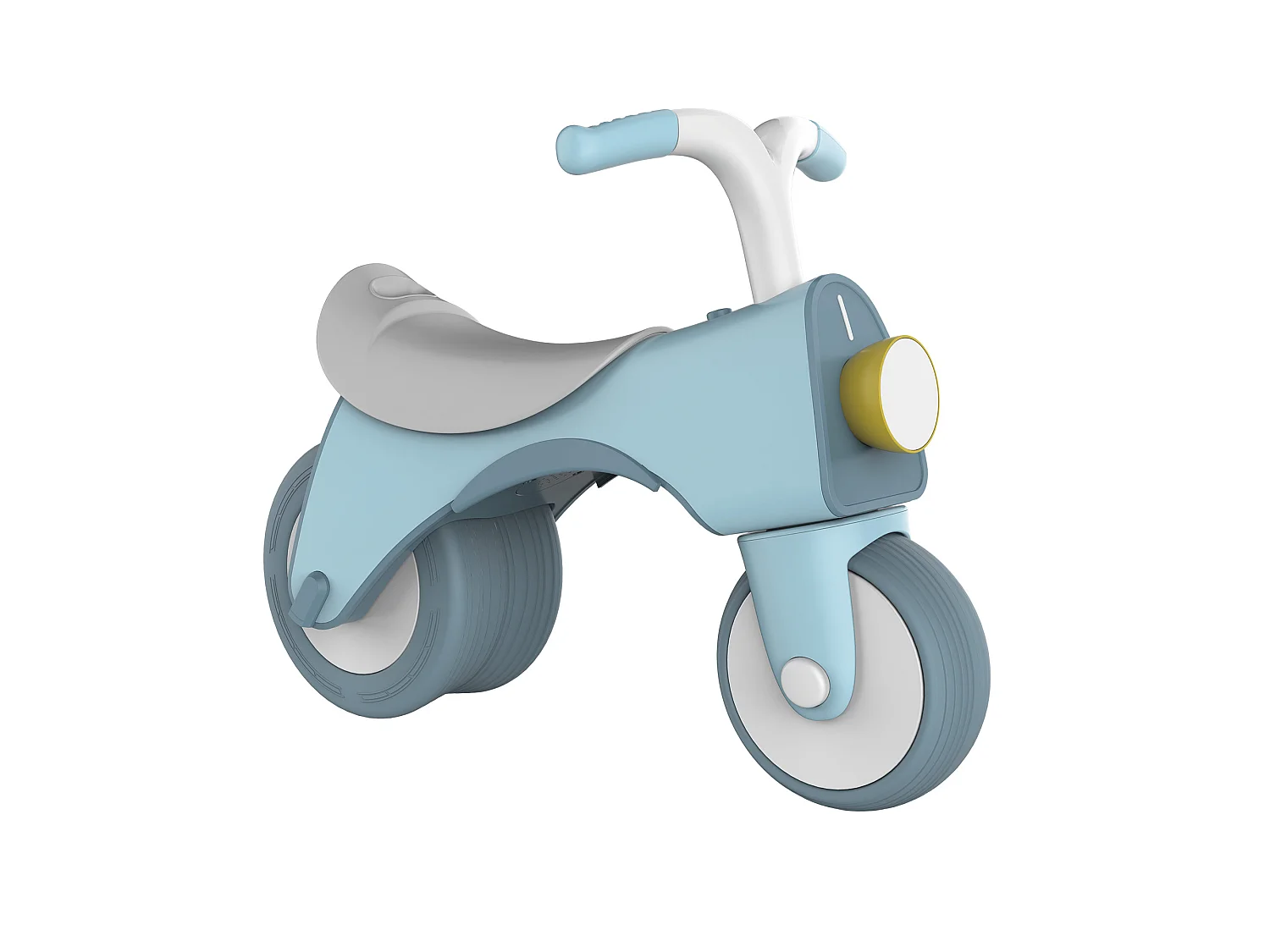 Vélo d'Équilibre Sans Pédales pour Enfants Robincool Balance Bike 55x28x41 cm Bleu avec Son et Lumière à partir de 1 An