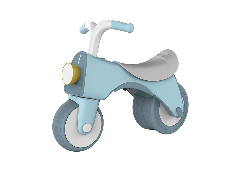 Vélo d'Équilibre Sans Pédales pour Enfants Robincool Balance Bike 55x28x41 cm Bleu avec Son et Lumière à partir de 1 An