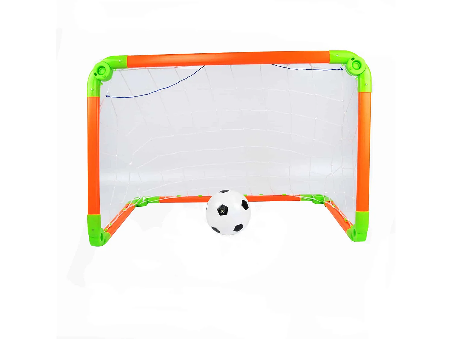 But de Football Gonflable pour Enfants Outdoor Toys 53x53x75 cm avec Ballon et Pompe