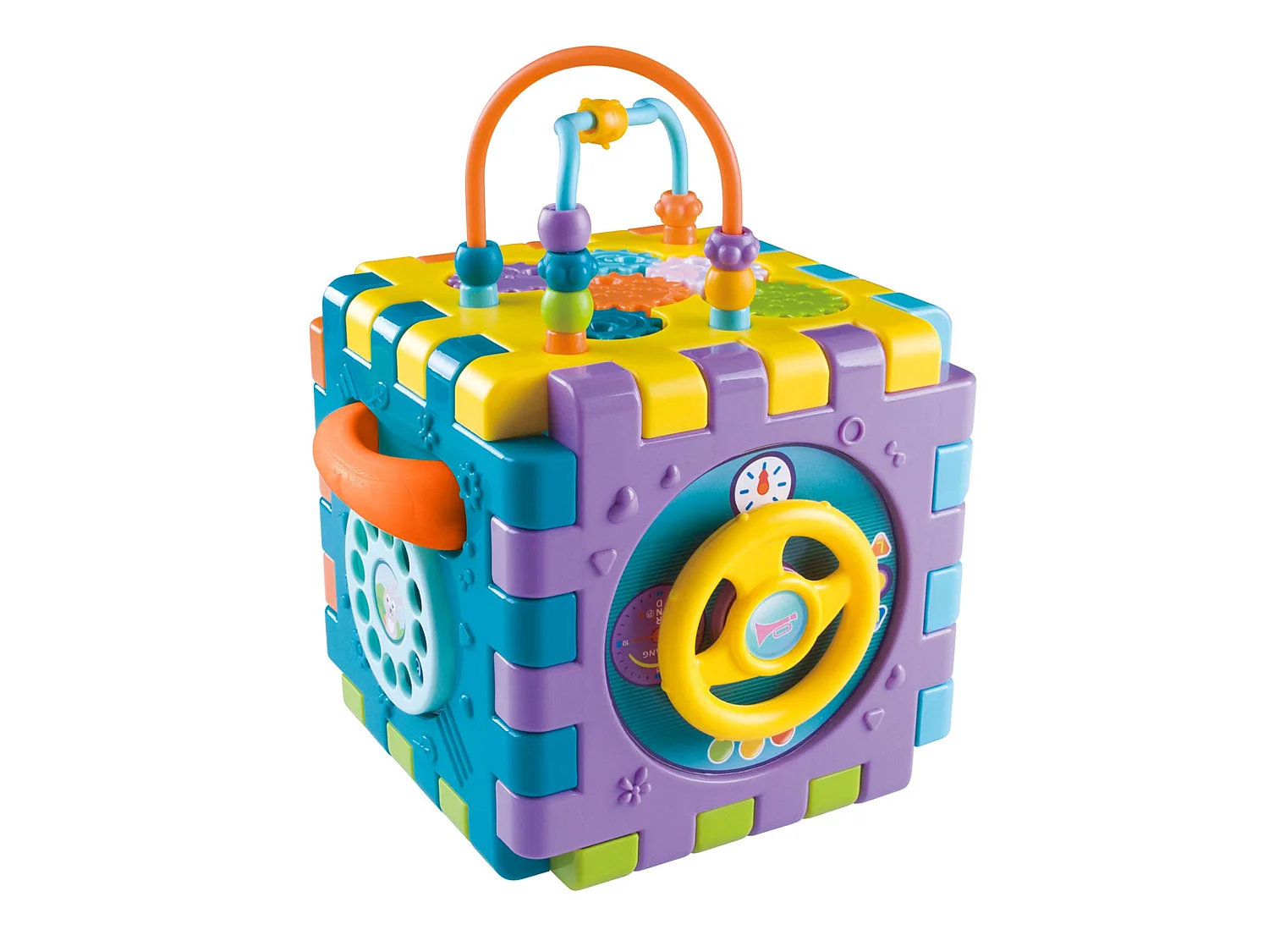 Puzzle et Circuit de Psychomotricité Brut Robincool Activity Cube 17x17x25 cm Multicolore