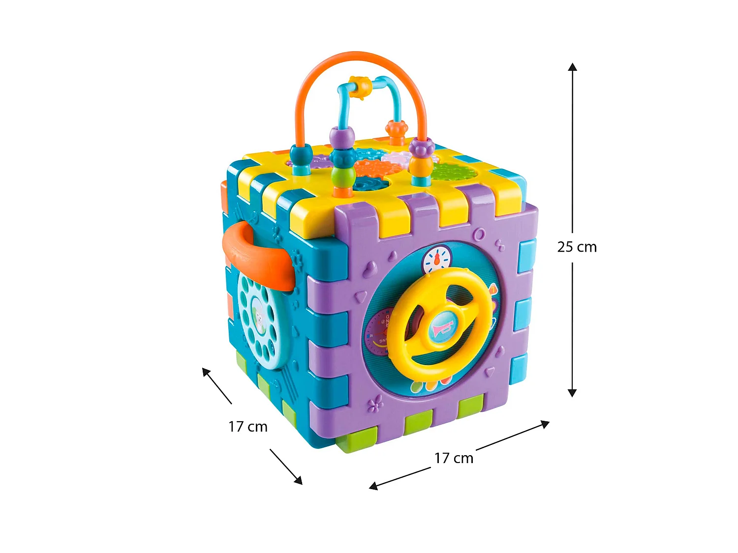 Puzzle et Circuit de Psychomotricité Brut Robincool Activity Cube 17x17x25 cm Multicolore