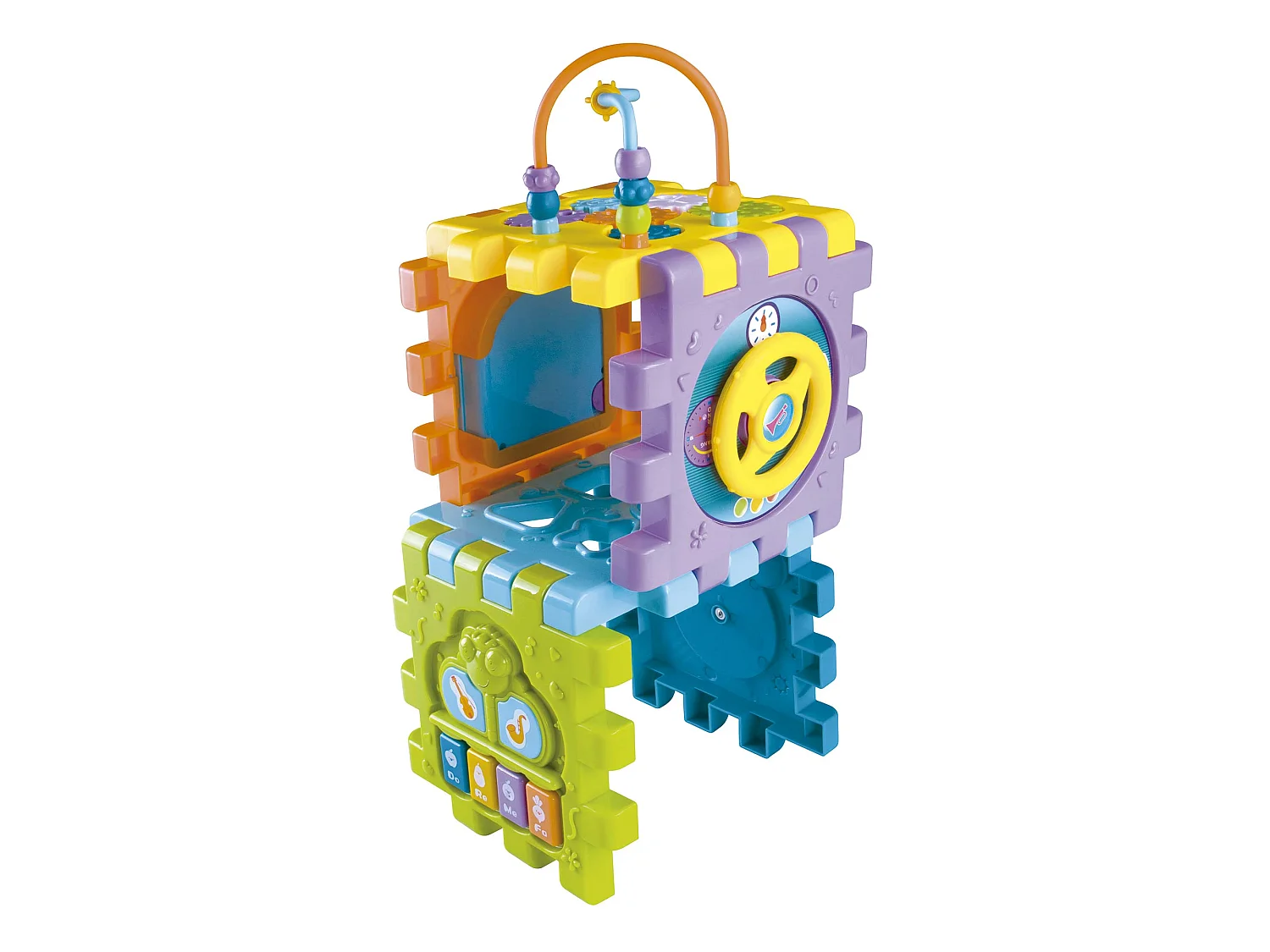 Puzzle et Circuit de Psychomotricité Brut Robincool Activity Cube 17x17x25 cm Multicolore