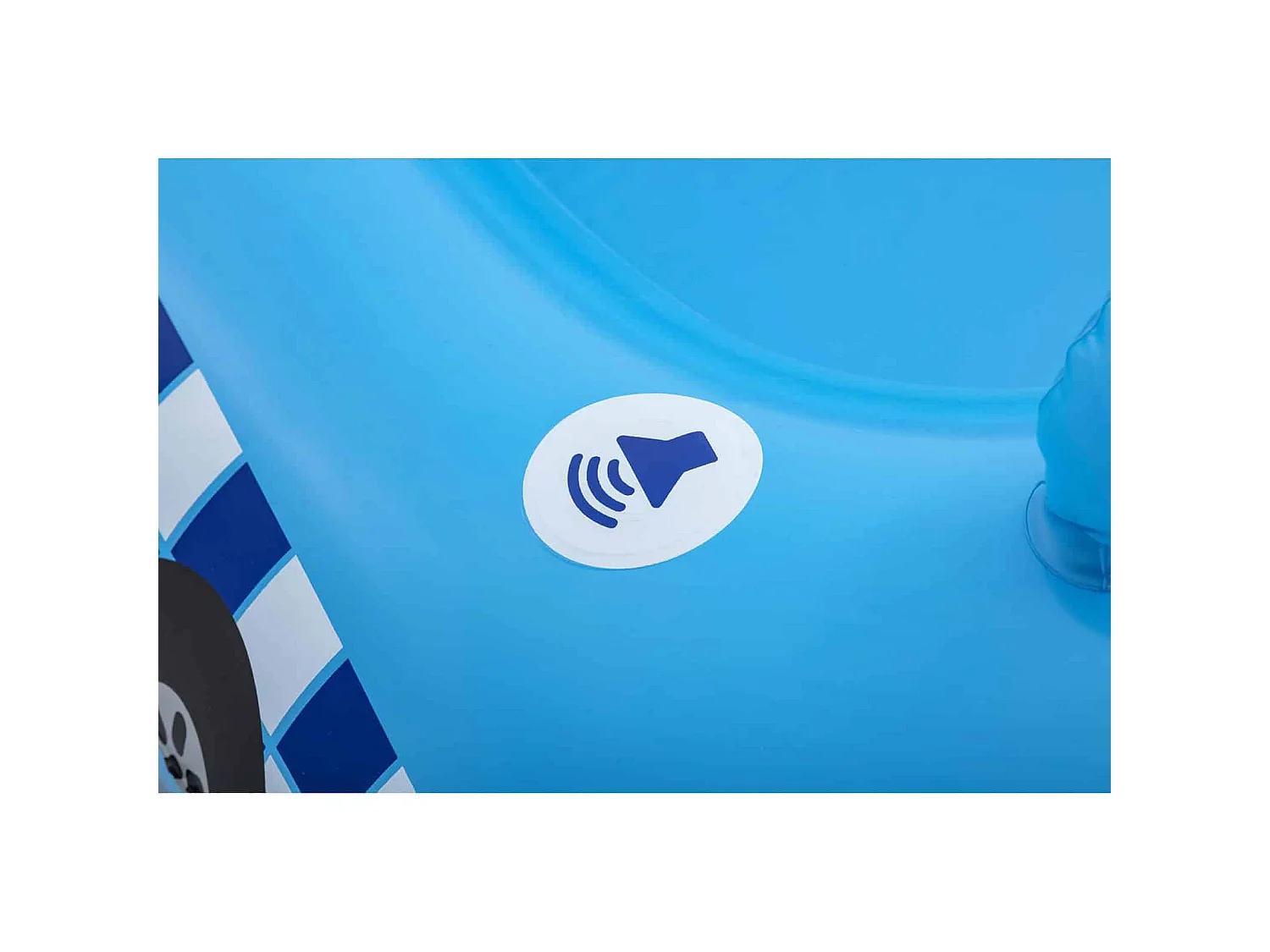 Bateau Gonflable Voiture Police Bestway 88x66x32 cm Son Sirène de Police à partir de 3 Ans