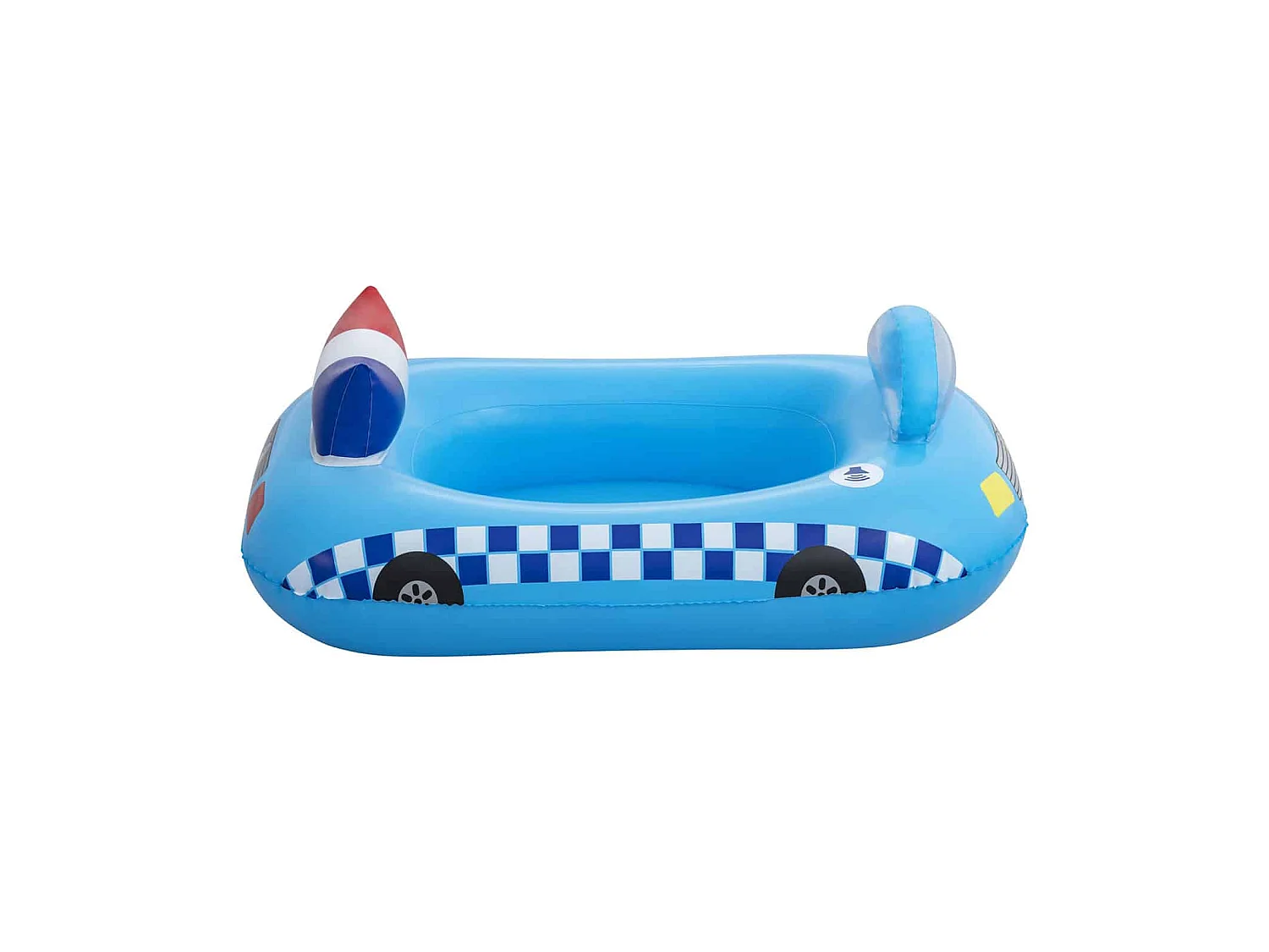 Bateau Gonflable Voiture Police Bestway 88x66x32 cm Son Sirène de Police à partir de 3 Ans
