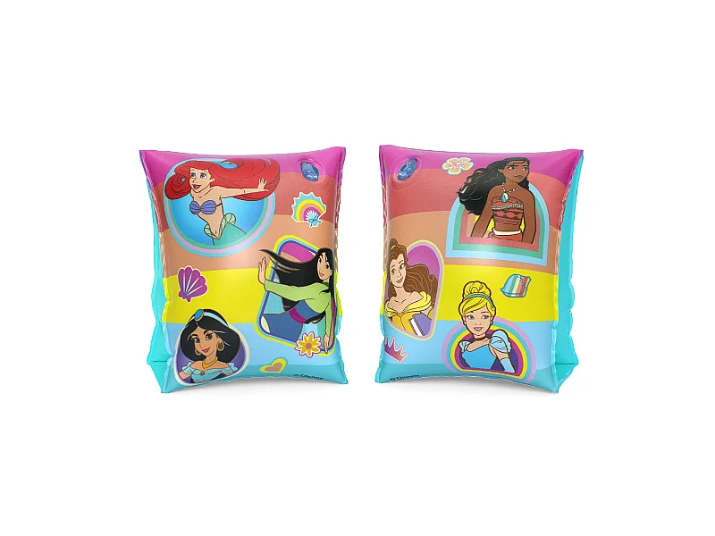 Braccioli Gonfiabili per Bambini da 3 a 6 Anni Bestway 17x12 cm Design Principesse Doppia Camera D'Aria