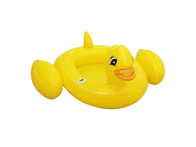 Bateau Gonflable pour Enfants Canard Jaune Bestway 111x98x51 cm Son à partir de 3 Ans