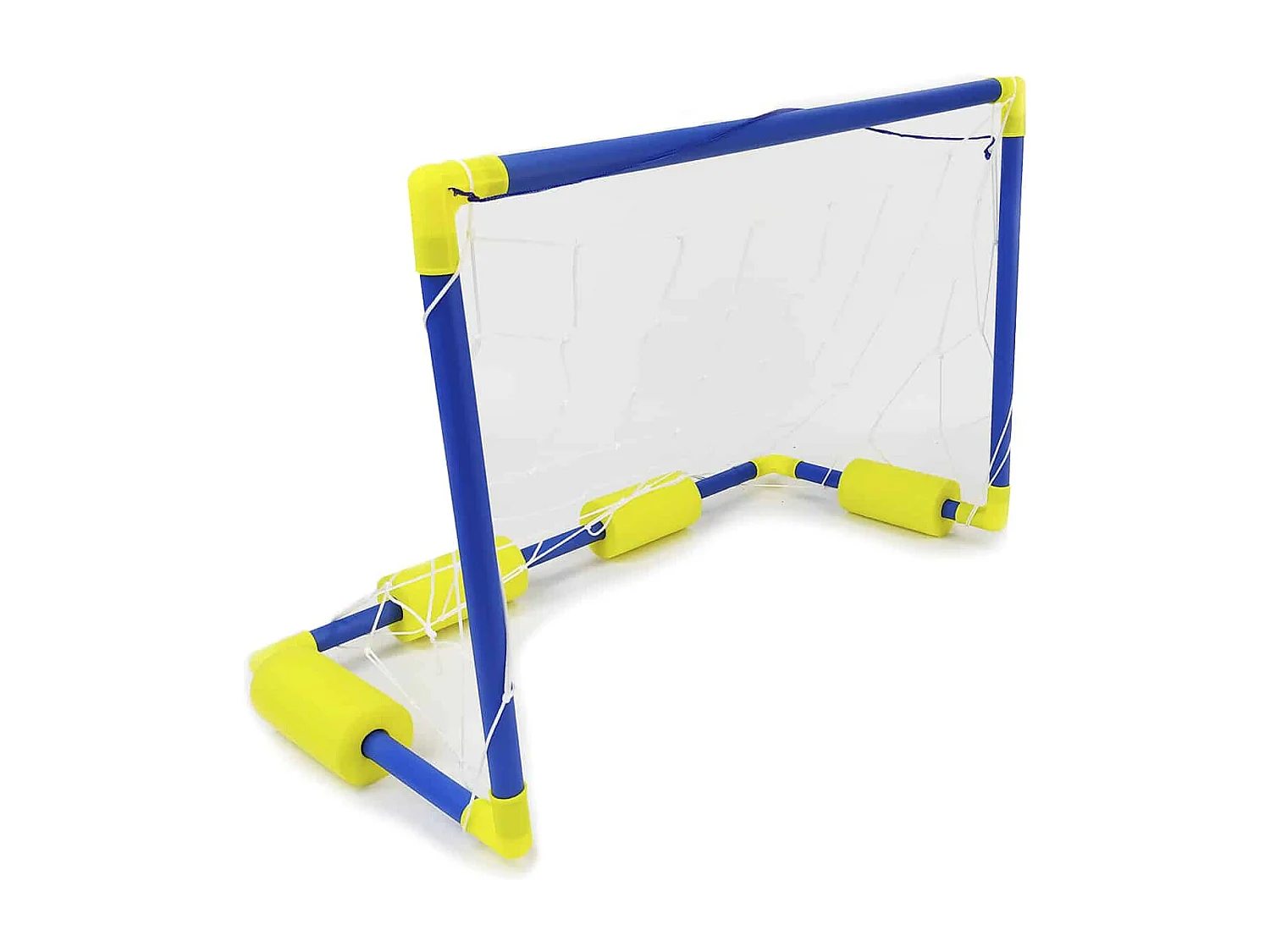 But Gonflable pour Piscine Outdoor Toys Waterpolo 29x61x40 cm avec Filet, Pompe et Ballon