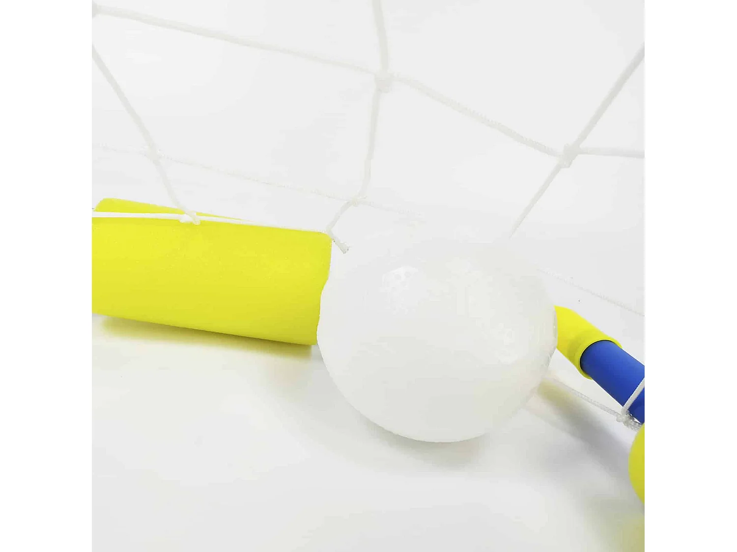 But Gonflable pour Piscine Outdoor Toys Waterpolo 29x61x40 cm avec Filet, Pompe et Ballon