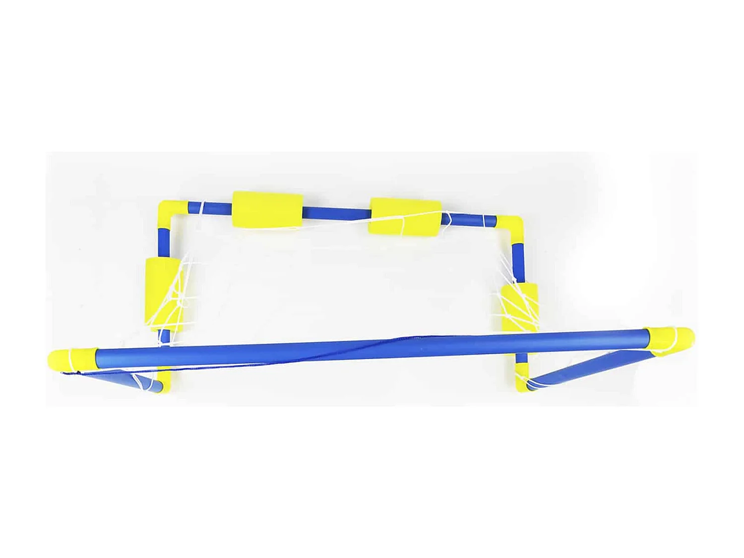 But Gonflable pour Piscine Outdoor Toys Waterpolo 29x61x40 cm avec Filet, Pompe et Ballon