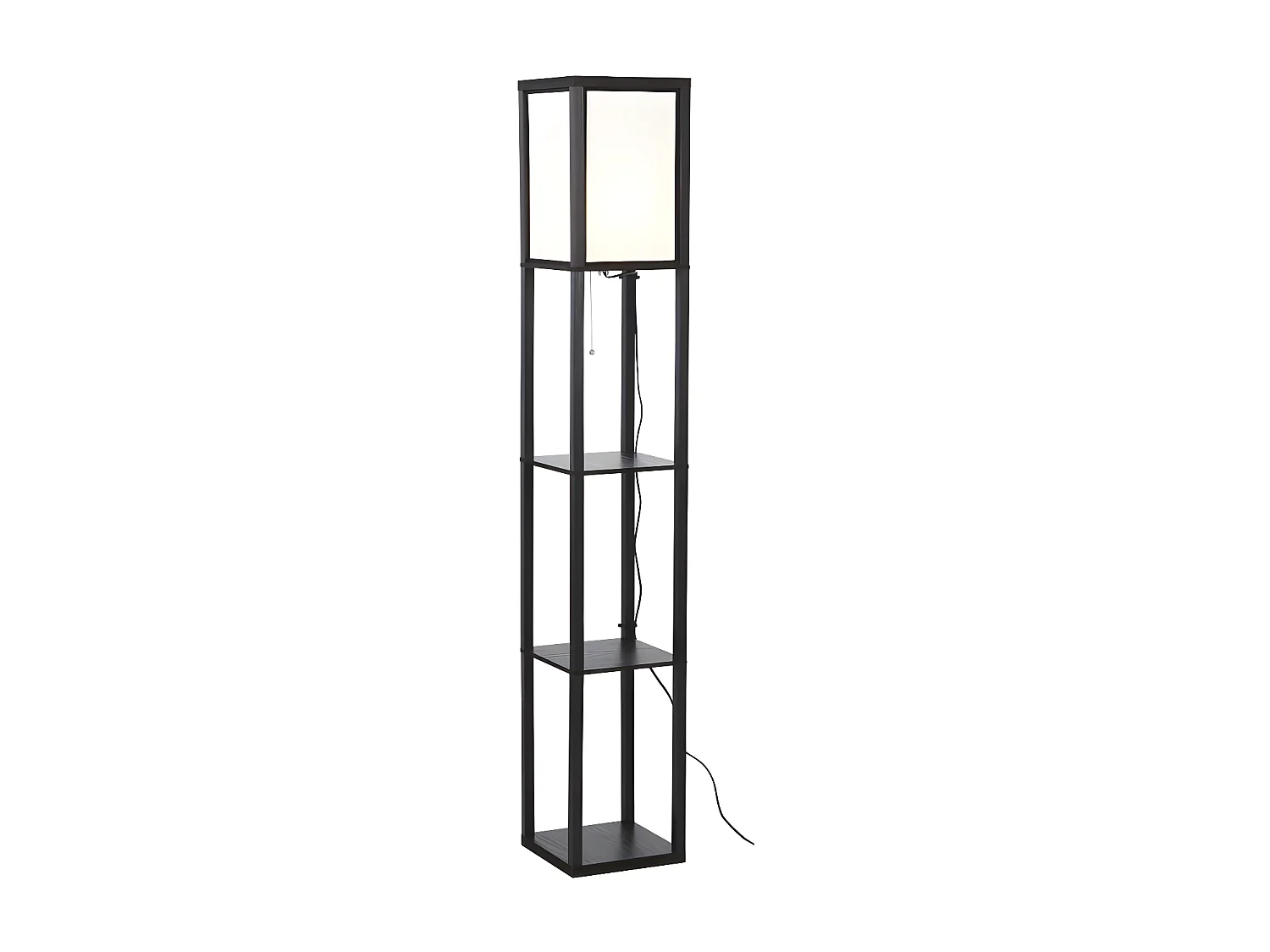 Lampadaire 3 Niveaux Design "Forsyth" 160cm Noir