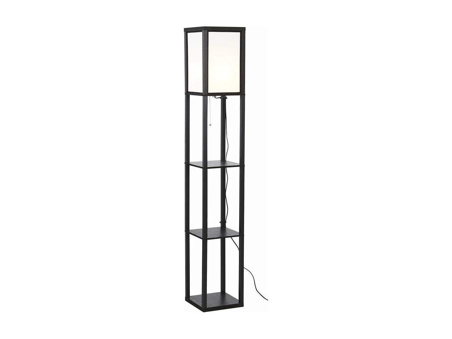 Lampadaire 3 Niveaux Design "Forsyth" 160cm Noir