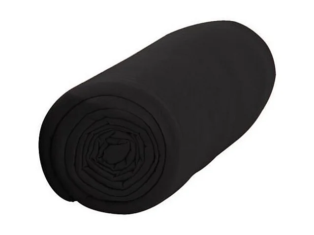 Drap housse 100% coton - 90 x 190 cm - Réglisse