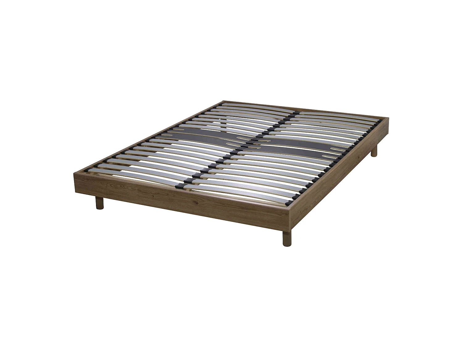 Sommier kit décor chêne OAK zone lombaire renforcée 140x190