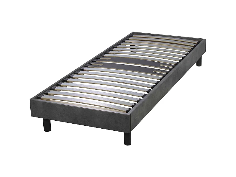 Sommier kit décor béton zone lombaire renforcée 90x190