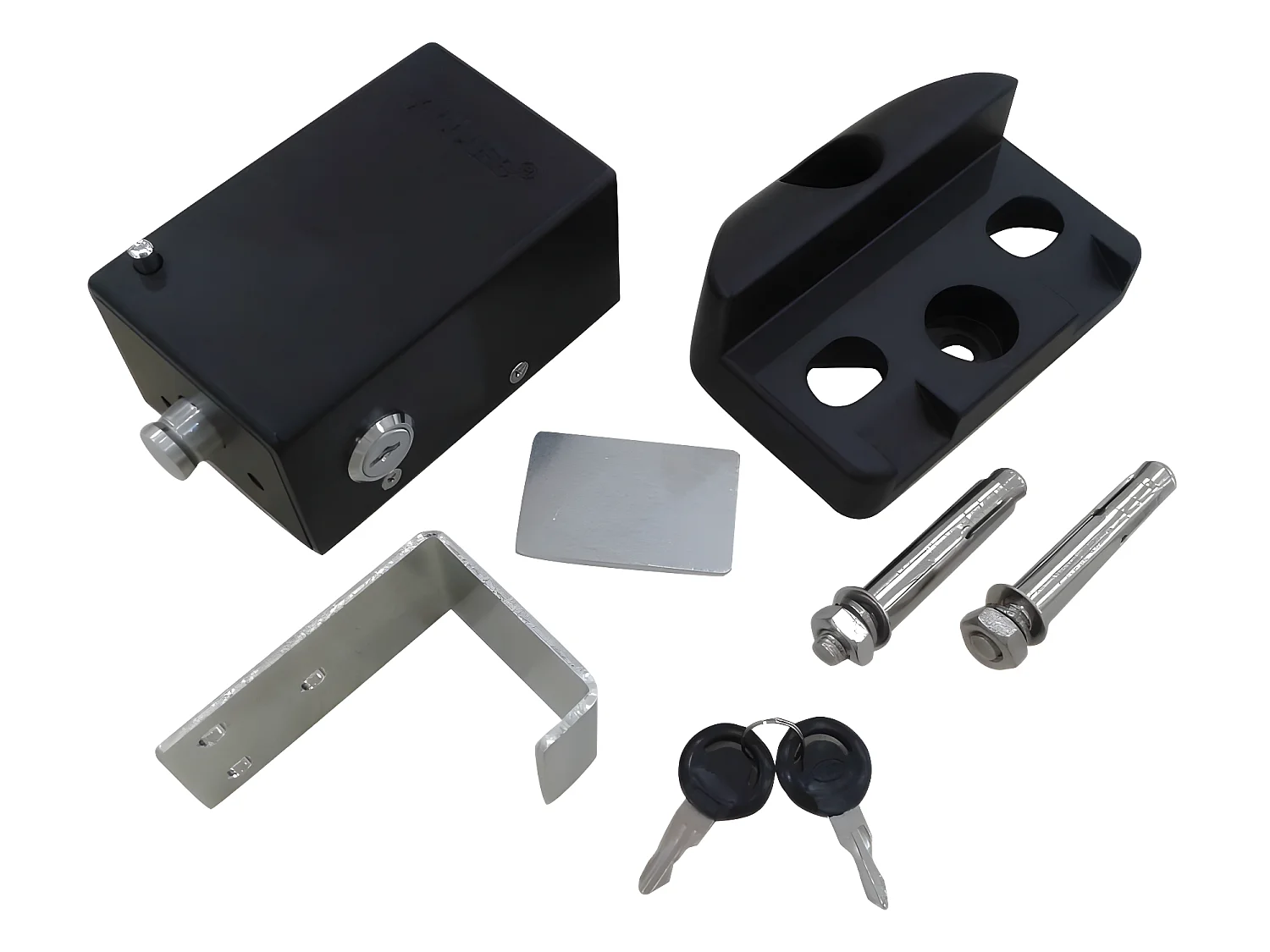 Portail électrique battant aluminium ajouré L397 x H166 cm anthracite - PRIMO