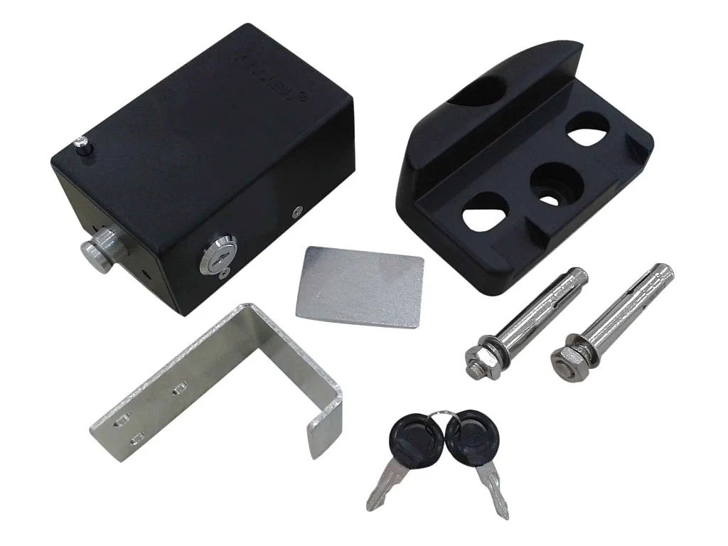 Portail électrique battant aluminium plein L397 x H166 cm anthracite - NAZARIO