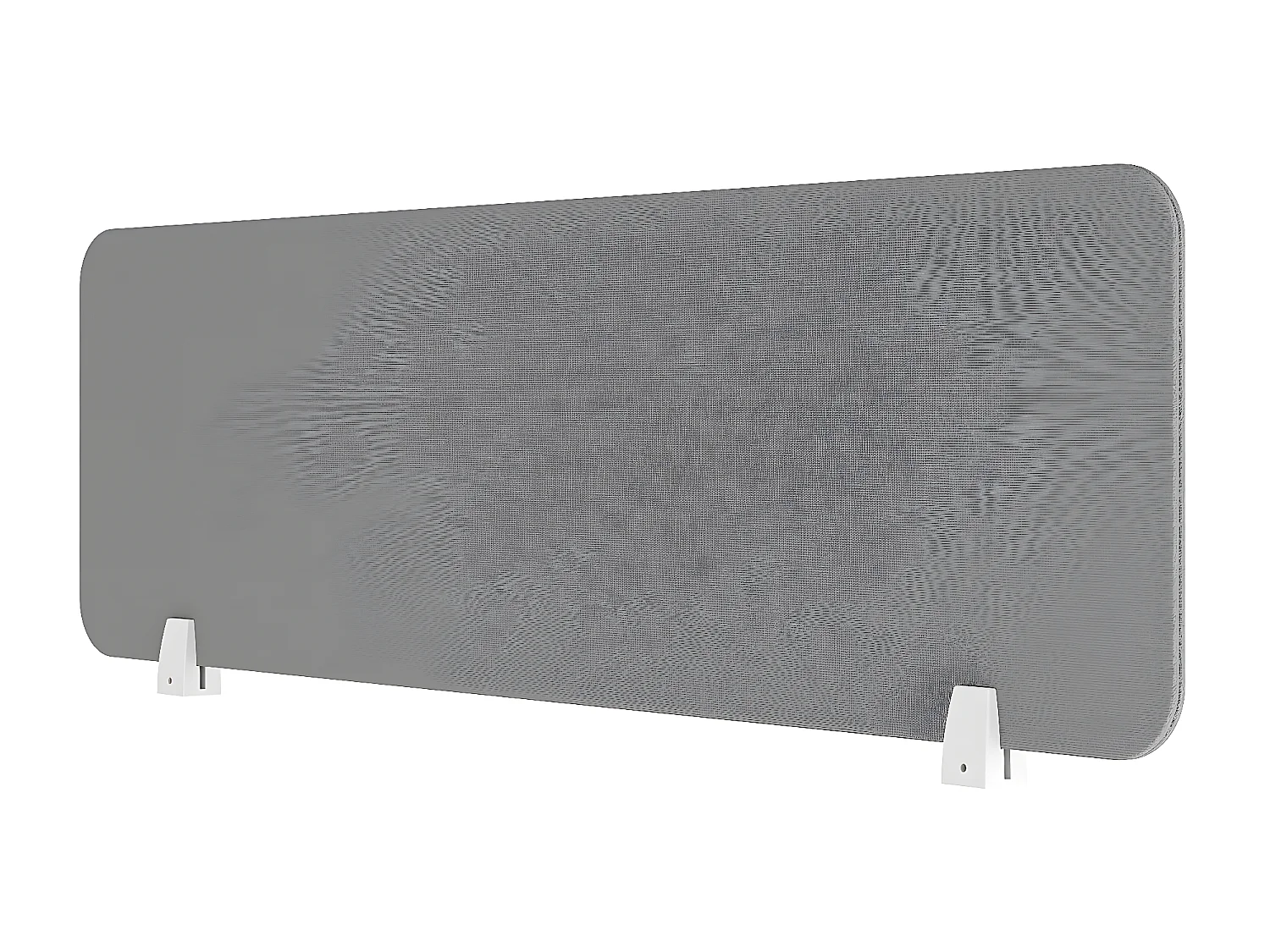 Séparateur de bureau professionnel - Tissu - Gris - L130 cm - DOWNTOWN