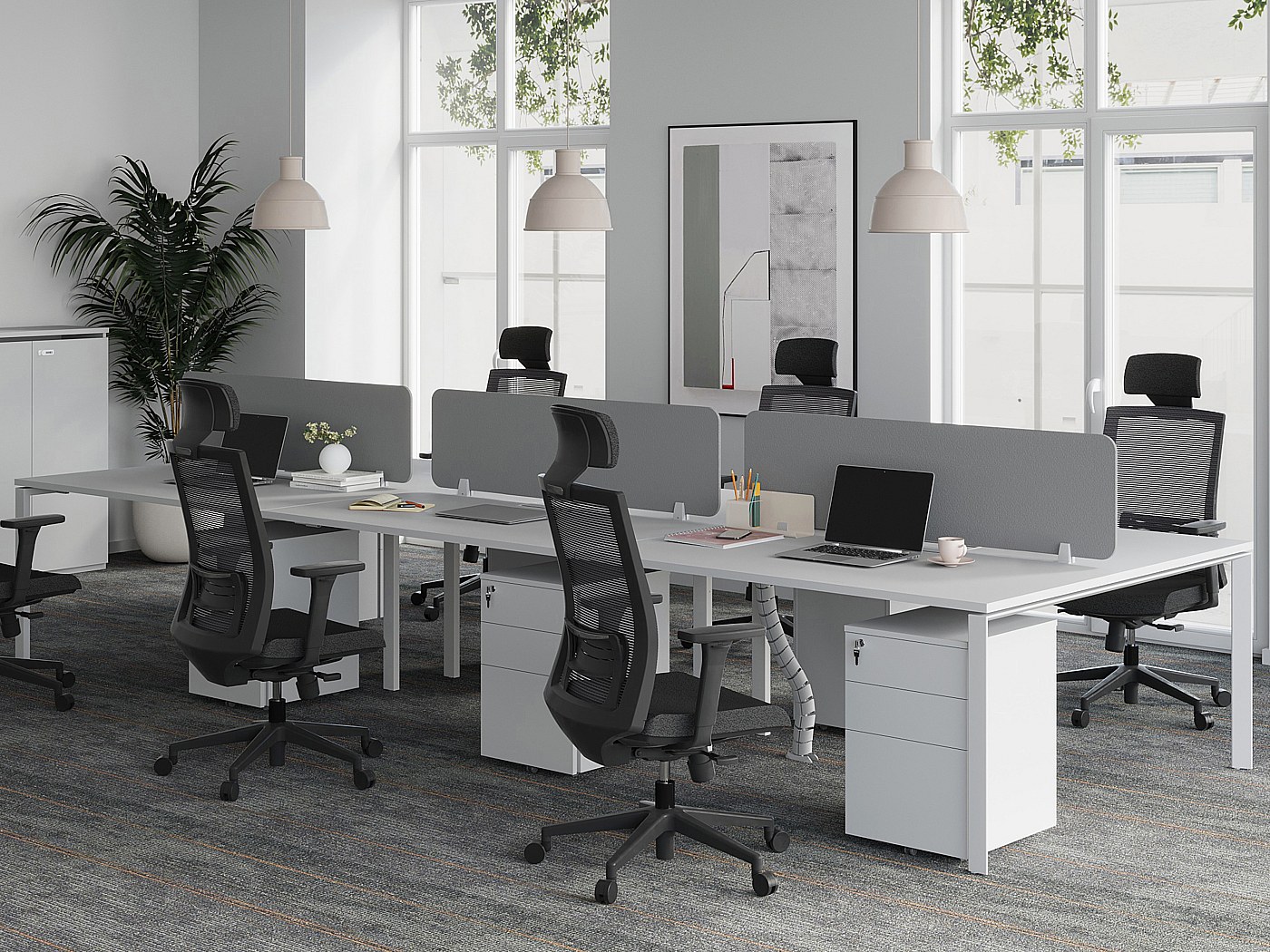 Cassettiera Da Ufficio Con Rotelle Optima, Rovere Ambra, 43x60x60 Cm, 3 Cassetti In Metallo Con Serratura, Già Montata