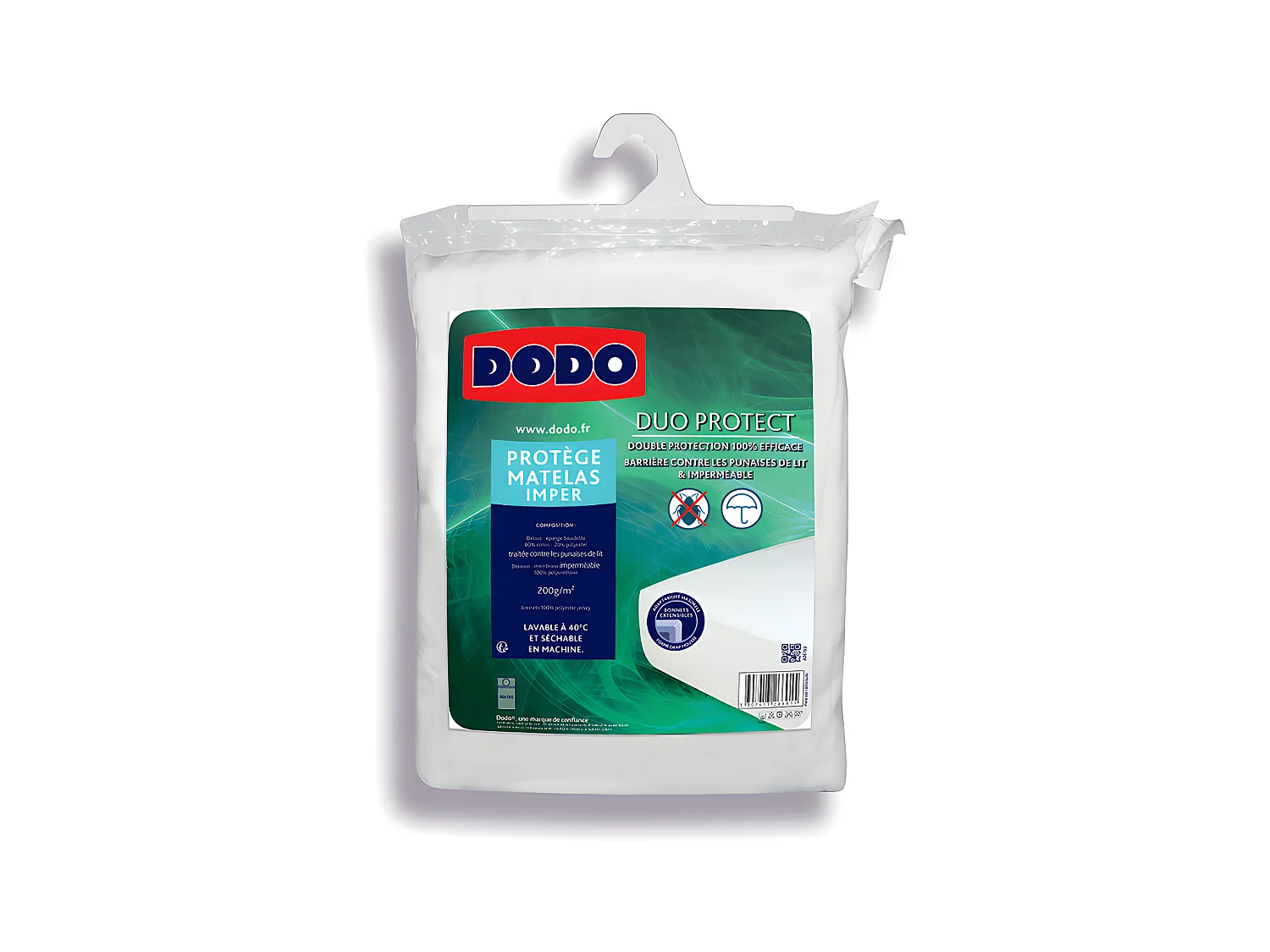 Protector de colchón DODO impermeable y anti chinches de cama - 90 x 190 cm -MAXIPROTECT