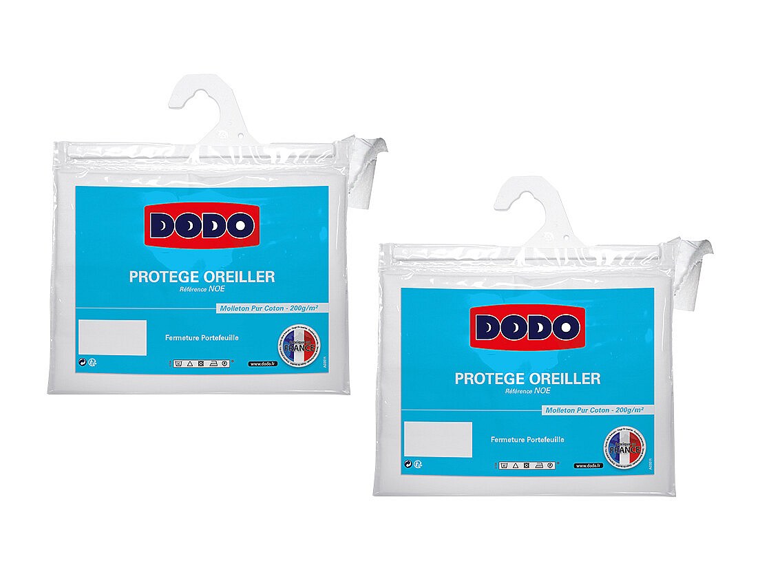 Kopfkissenschutz 2er-Set - 60 x 60 cm - DODO von ULTRA KONFORT günstig online kaufen