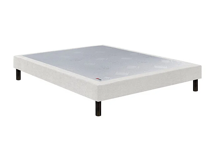 Sommier Nature confort médium 18 cm - Epeda écru 100x200