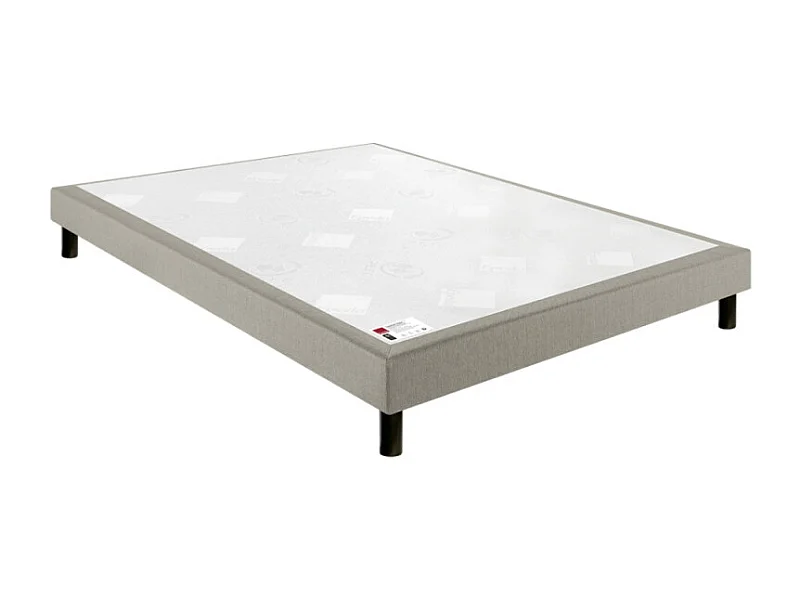 Sommier Epeda confort ferme jean gris foncé 15 cm NATURE 2x90x200