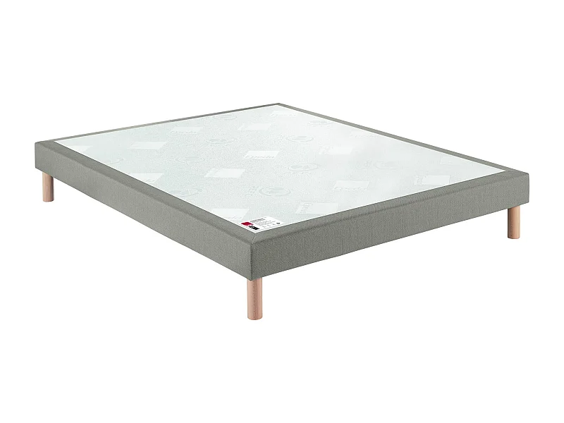 Sommier Epeda confort médium chiné naturel 18 cm NATURE 140x200