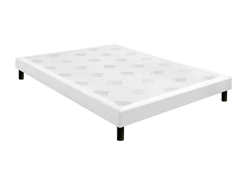 Sommier Nature confort ferme 15 cm - Epeda écru 100x200