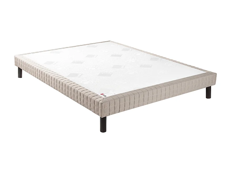 Sommier Epeda confort ferme jean gris foncé 15 cm NATURE 140x200