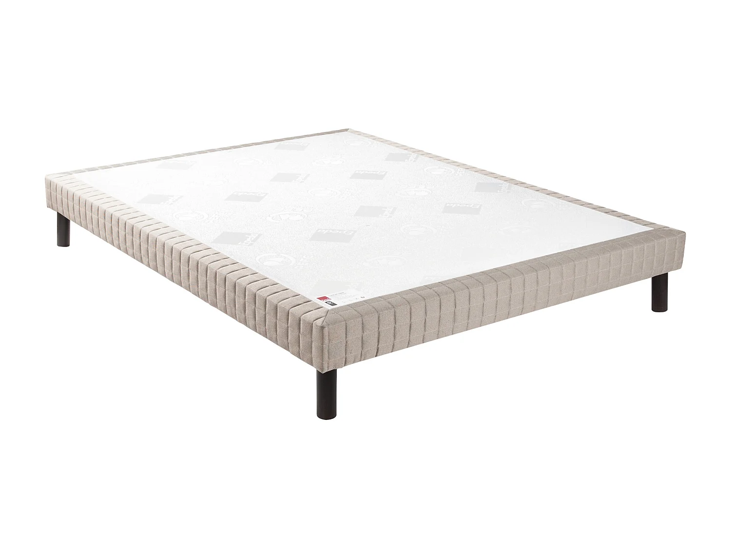 Sommier Epeda confort ferme jean gris foncé 15 cm NATURE 140x200