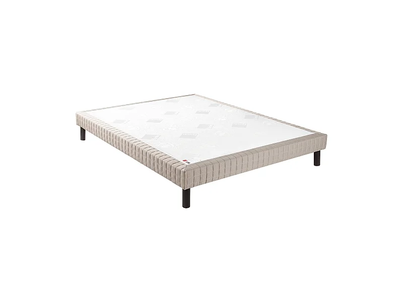 Sommier Epeda confort ferme jean gris foncé 15 cm NATURE 130x190