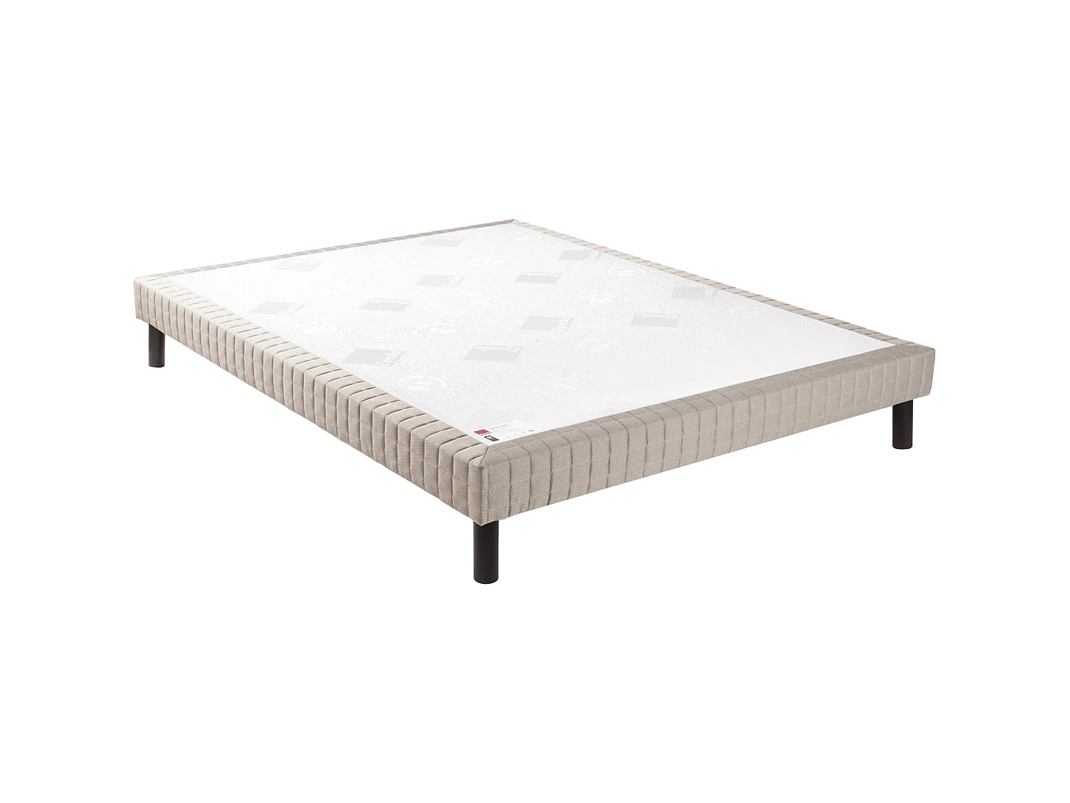 Sommier Epeda confort ferme jean gris foncé 15 cm NATURE 130x190