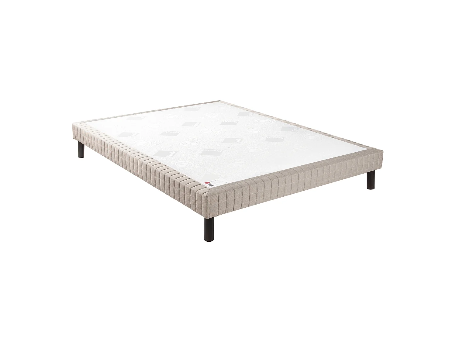 Sommier Epeda confort ferme jean gris foncé 15 cm NATURE 130x190